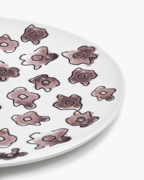 Serax Midnight Flowers by Marni Breakfast Plate Viola
