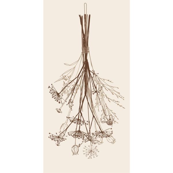 IB Laursen Serviett m/ tørket bukett 16 stk