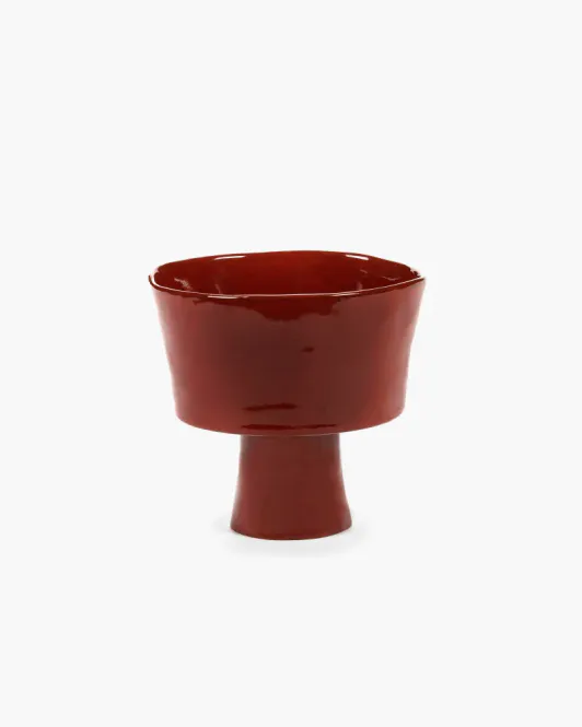 Hovedbilde Serax La Mère High Bowl On Foot Venetian Red 